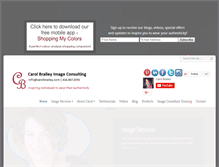 Tablet Screenshot of carolbrailey.com